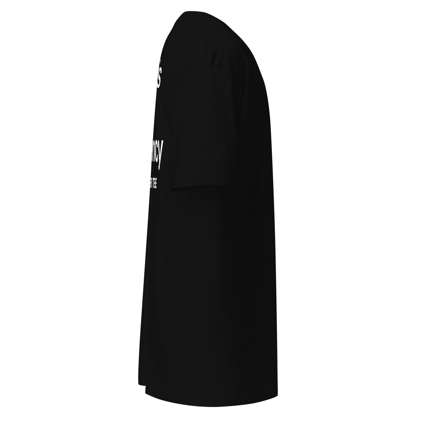 black t-shirt with 'Risk is the Currency' text for Day Traders